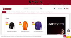 Desktop Screenshot of hm-teamsport.de